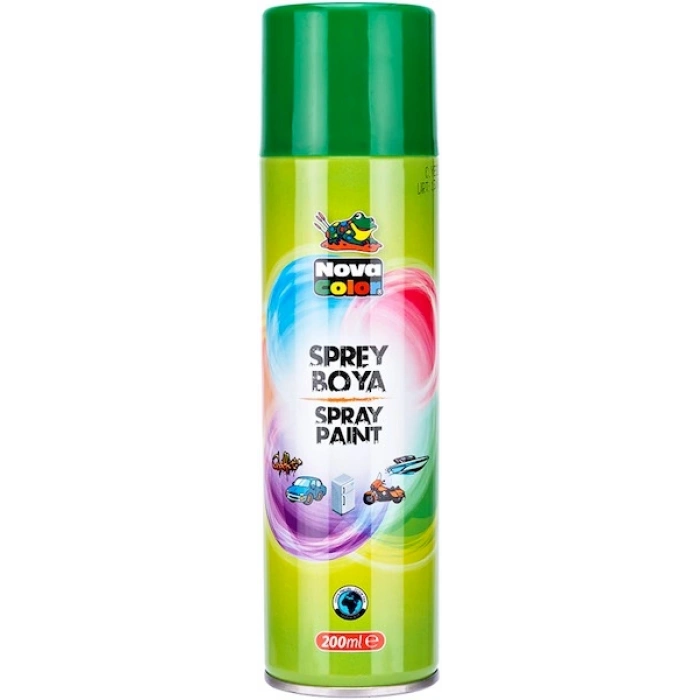 Nova Color Sprey Boya 200 ml. YEŞİL