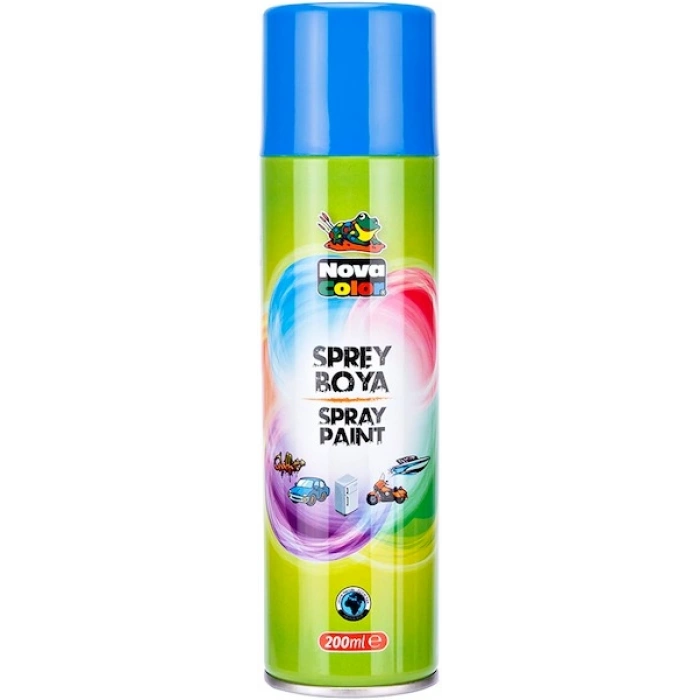 Nova Color Sprey Boya 200 ml. MAVİ
