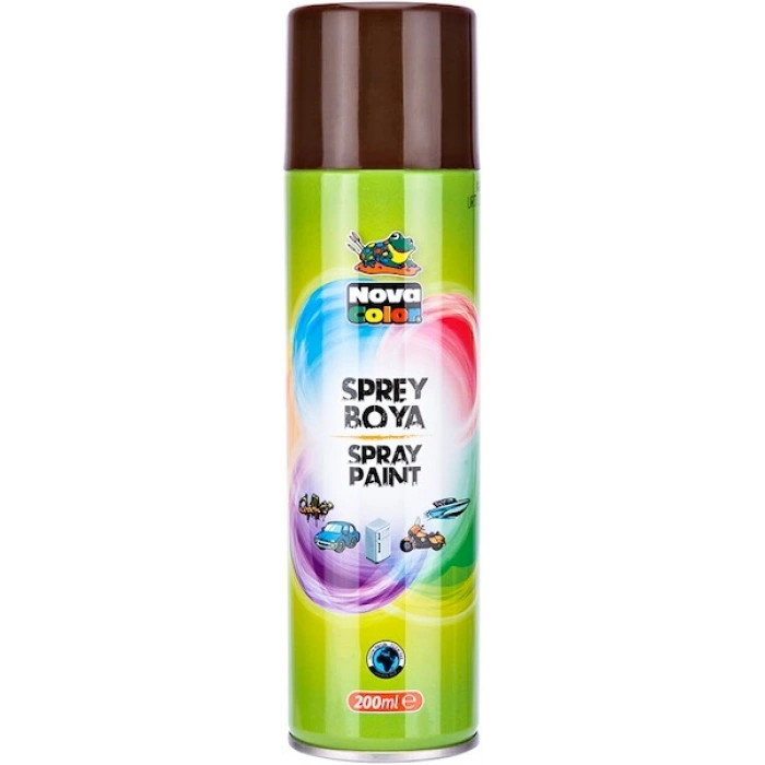 Nova Color Sprey Boya 200 ml. KAHVERENGİ