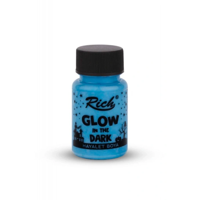 Rich Karanlıkta Parlayan (Glow In The Dark) Hayalet Boya 50 cc. MAVİ