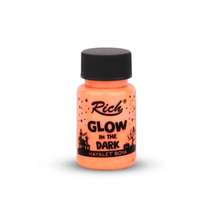 Rich Karanlıkta Parlayan (Glow In The Dark) Hayalet Boya 50 cc. TURUNCU