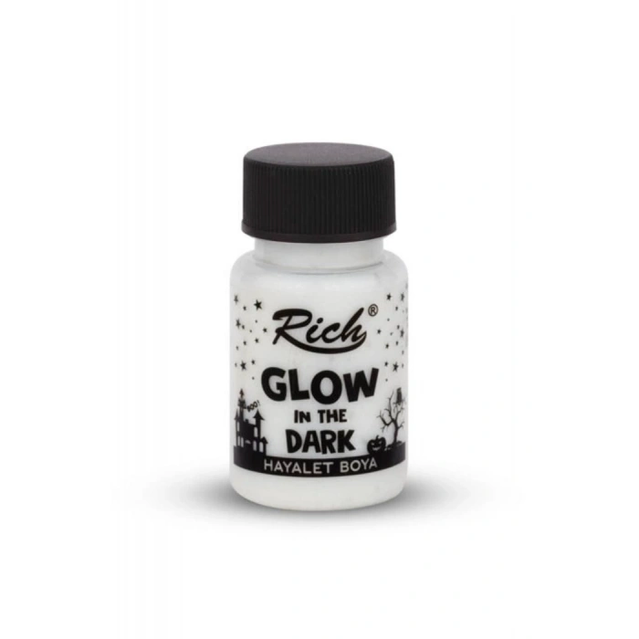 Rich Karanlıkta Parlayan (Glow In The Dark) Hayalet Boya 50 cc. NATURAL TURKUAZ