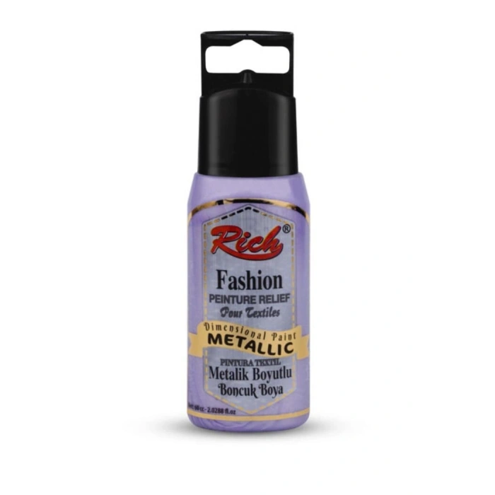 Rich Metalik Boyutlu Boya 60 cc. 402 LİLA