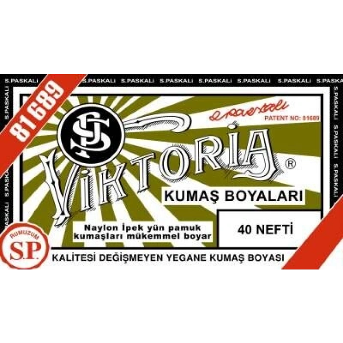 Viktoria Toz Kumaş Boyası 40 NEFTİ