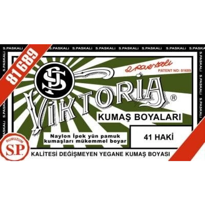 Viktoria Toz Kumaş Boyası 41 HAKİ