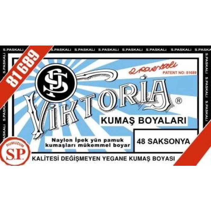 Viktoria Toz Kumaş Boyası 48 SAKSONYA