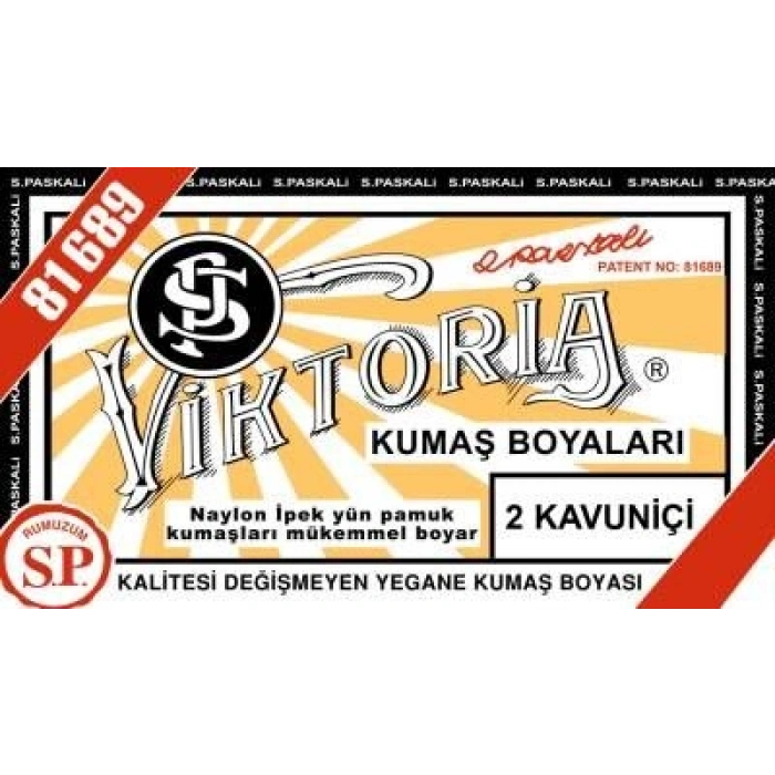 Viktoria Toz Kumaş Boyası 2 KAVUNİÇİ