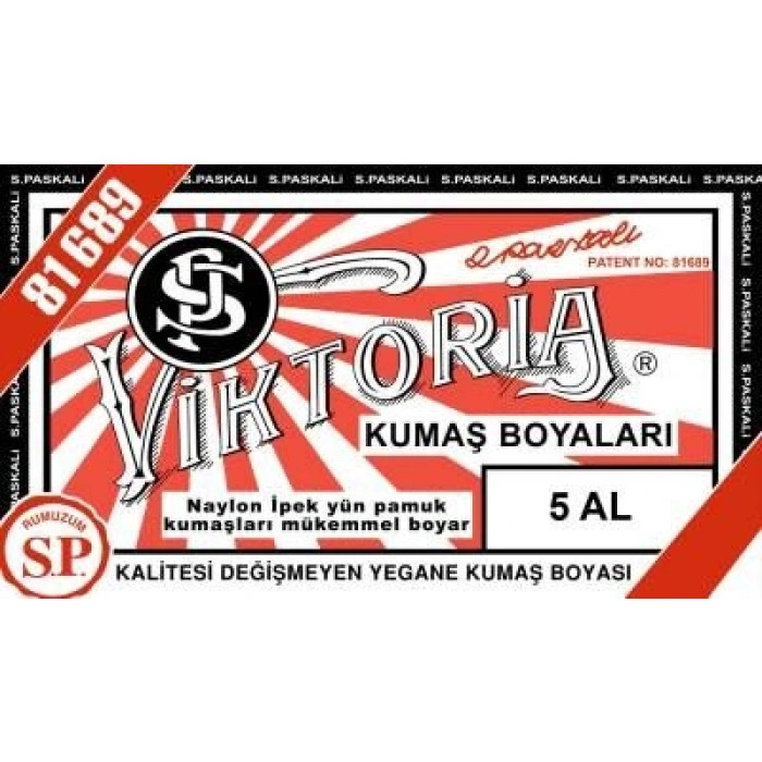 Viktoria Toz Kumaş Boyası 5 AL