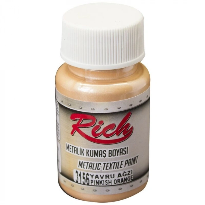 Rich Metalik Kumaş Boyası 50 cc. 3156 YAVRUAĞZI