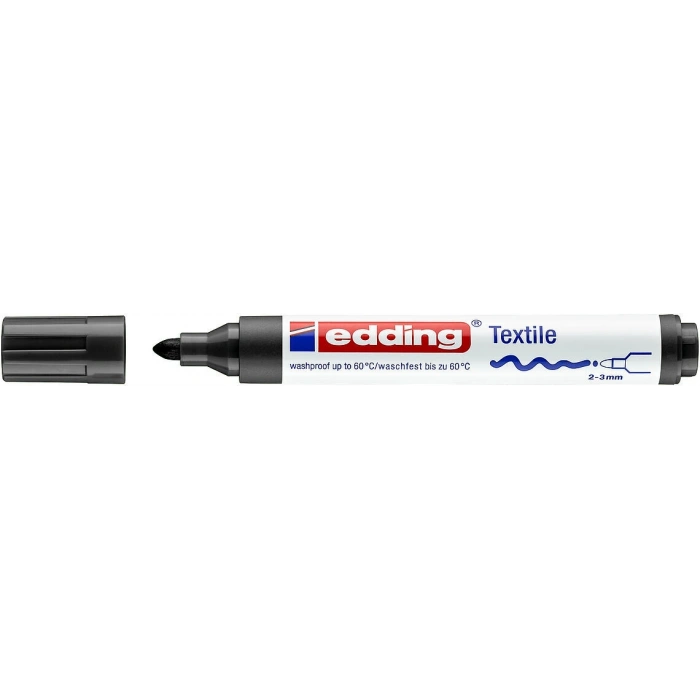 Edding 4500 Kumaş Tekstil Boyama Kalemi BLACK