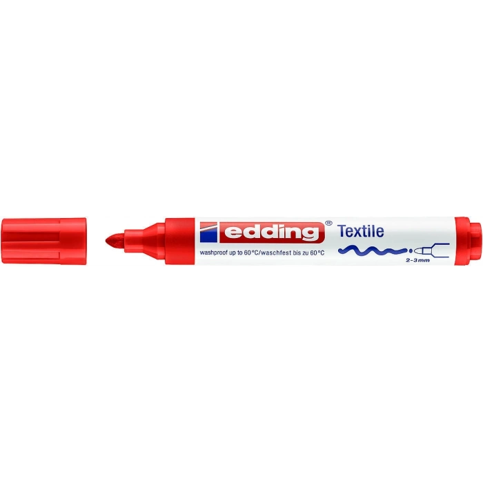 Edding 4500 Kumaş Tekstil Boyama Kalemi RED