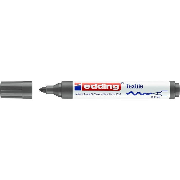 Edding 4500 Kumaş Tekstil Boyama Kalemi GREY