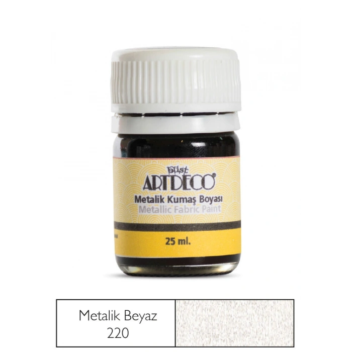 Artdeco Metalik Kumaş Boyası 220 Sedef