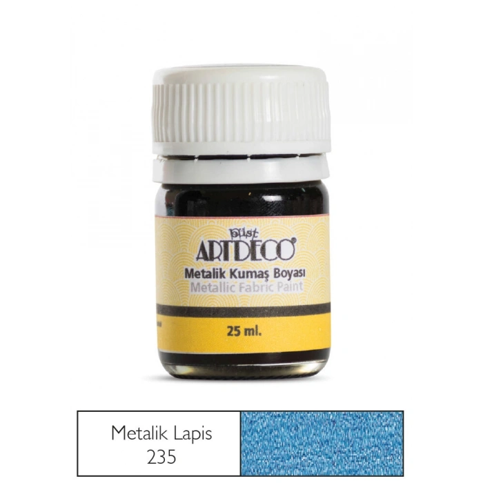 Artdeco Metalik Kumaş Boyası 235 Lapis
