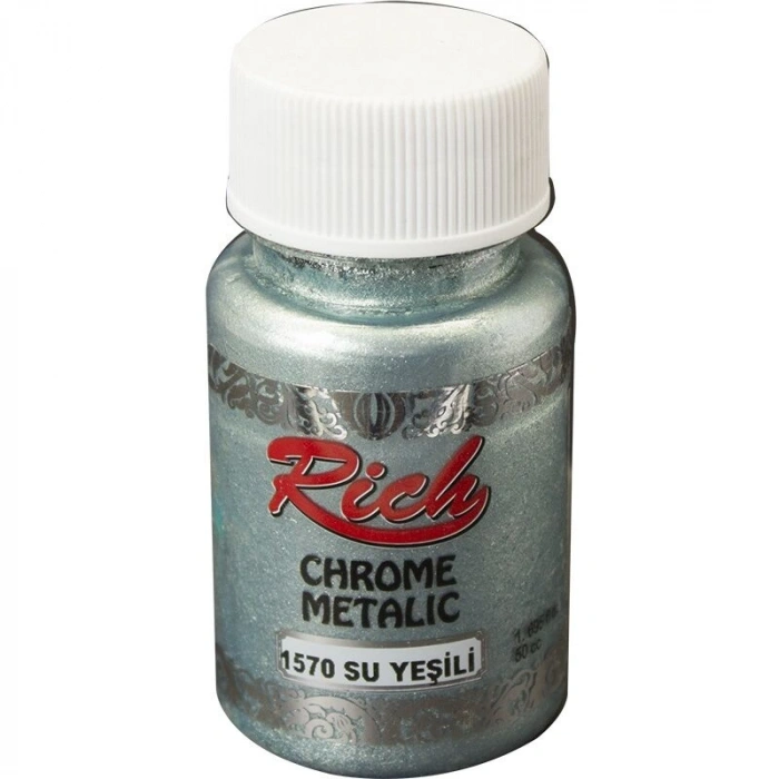 Rich Chrome Metalik Boya 50 cc. 1570 Su Yeşili