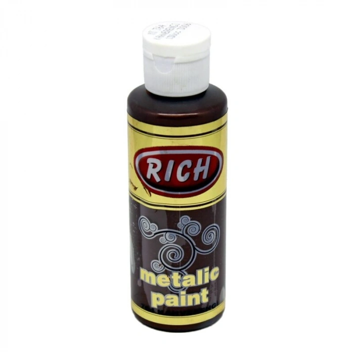 Rich Metalik Akrilik Boya 120 cc. 764 KAHVERENGİ