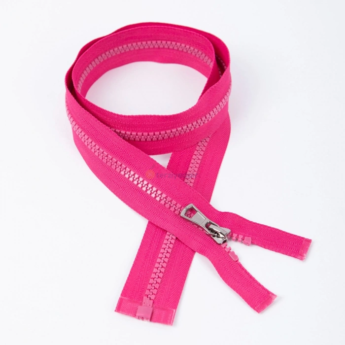 80cm Fuşya Kemik Dişli Fermuar