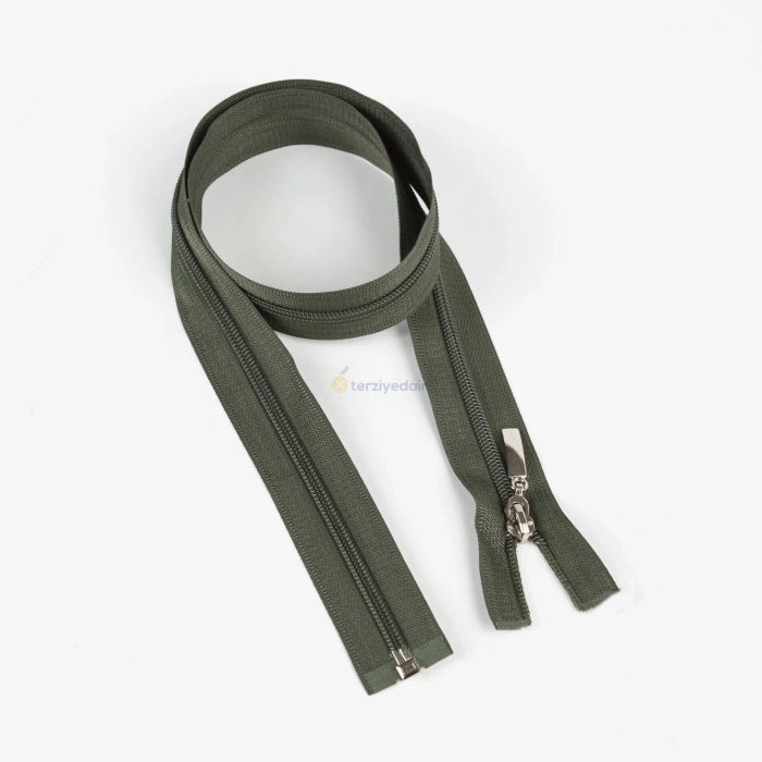 80cm Haki Mont Fermuarı