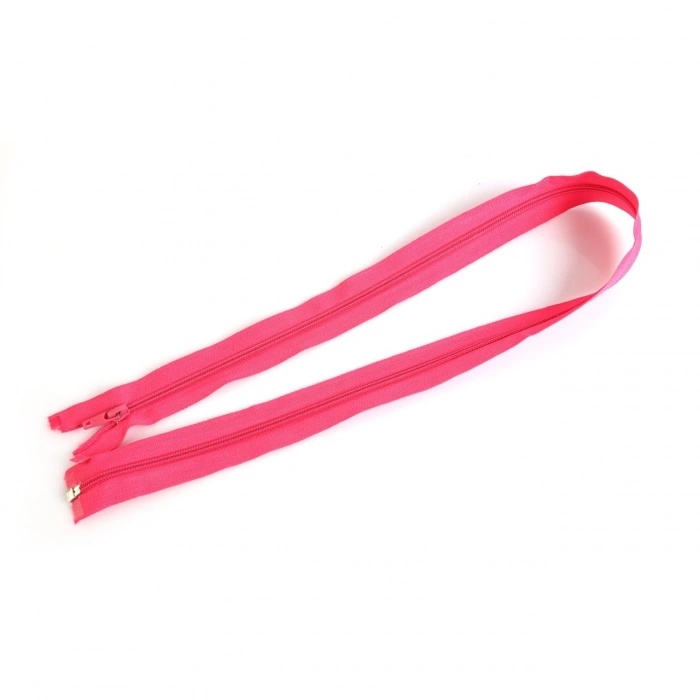 80cm Şeker Pembe Mont Fermuarı