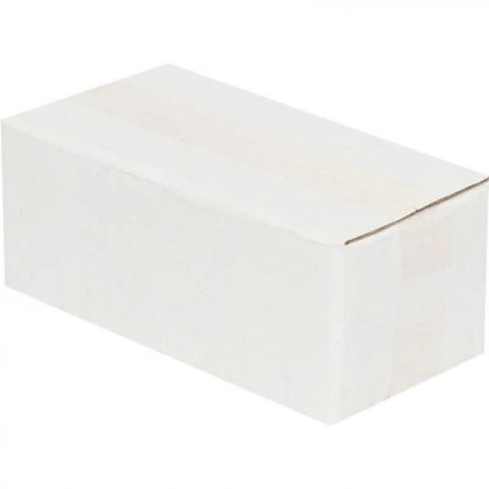 8,5x3,5x3cm Tek Oluklu Beyaz Koli