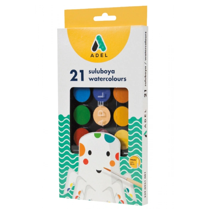 Adel Sulu Boya 21 Renk 30 mm.