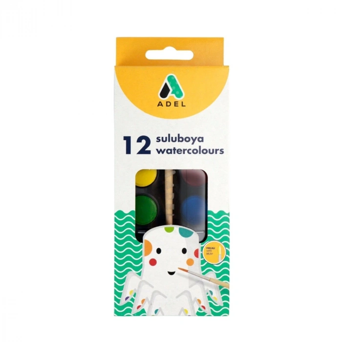 Adel Sulu Boya Seti 12li 24mm