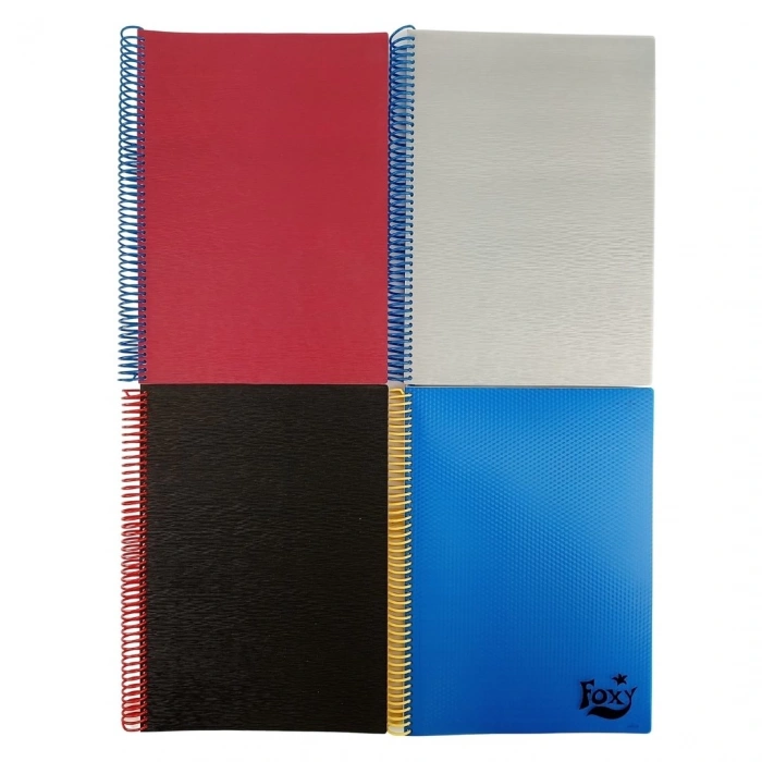 Aker PP Kapak Spiralli Okul Defteri A4 160yp Çizgili