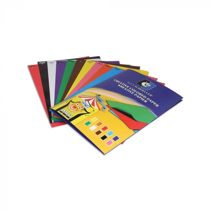 Alex Schoeller Elişi Kağıdı Karışık 10lu