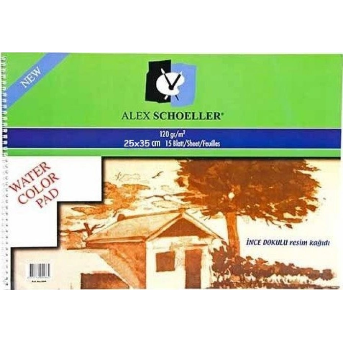 Alex Scholler Eskiz Çizim Defteri (25x35) 120gr 15 Sayfa