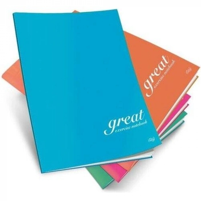 Alfa Pp Kapak A4 120 Yp Düz Defter (C048690372001297)