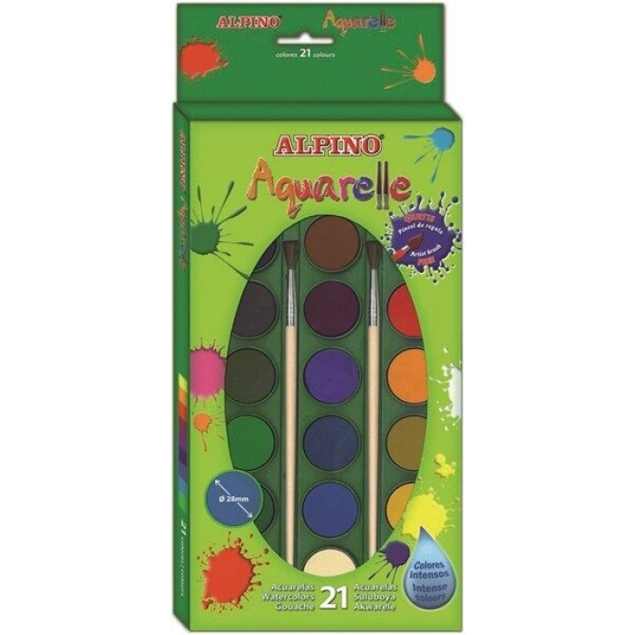Alpino Aquarelle Sulu Boya 12 Renk
