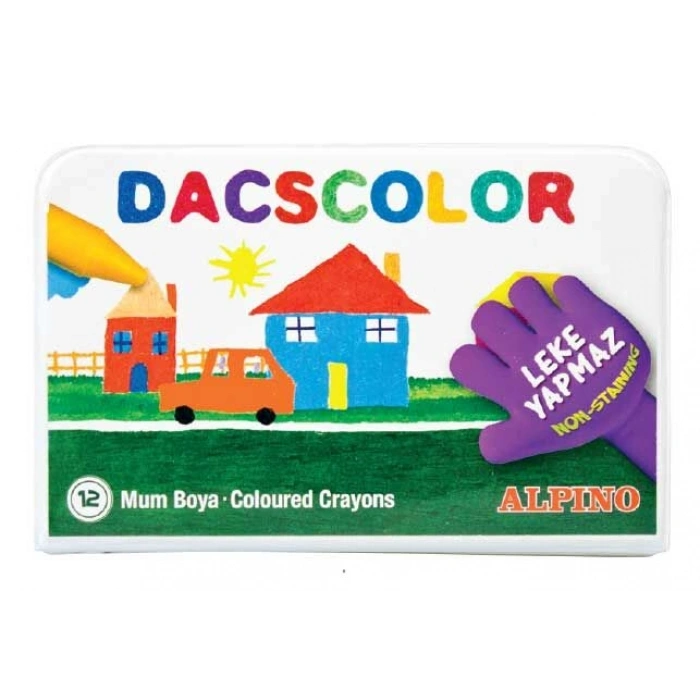 Alpino Dacscolor Mum Boya 12 Renk Plastik Çantalı