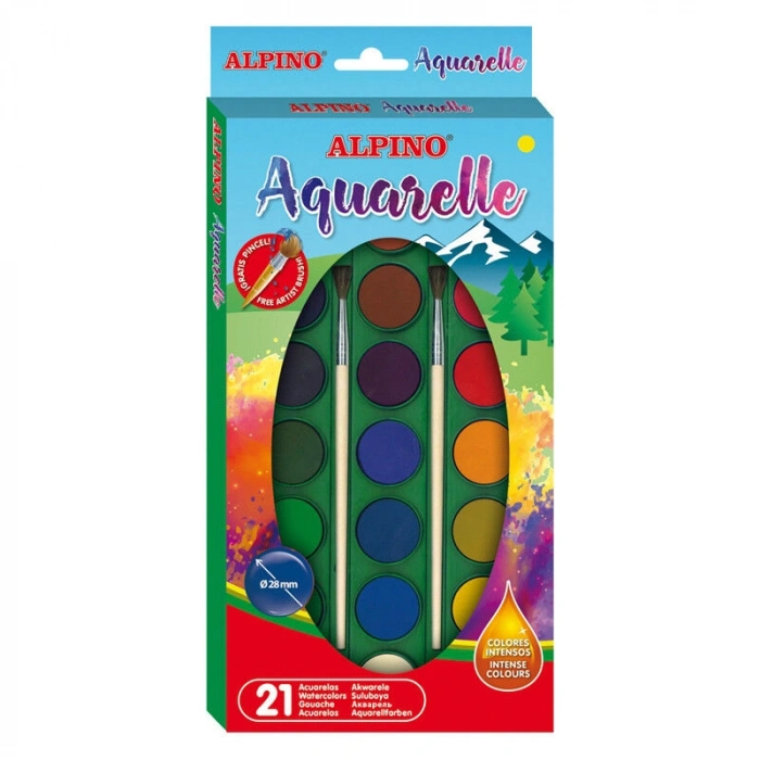 Alpino Sulu Boya 21 Renk (AQ-02)