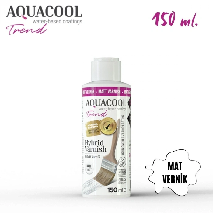 Aquacool Hibrit Vernik 150ml Mat