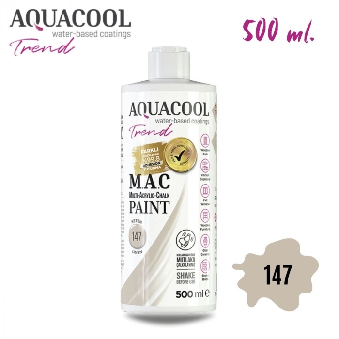 Aquacool Multi Akrilik Boya 500ml 147 Keten