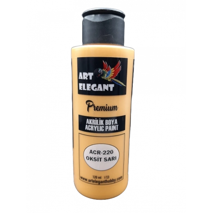 Art Elegant Akrilik Boya 120ml Acr-220 Oksit Sarı