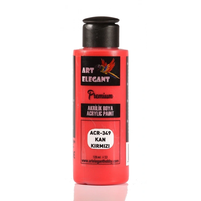 Art Elegant Akrilik Boya 120ml Acr-349 Kan Kırmızı