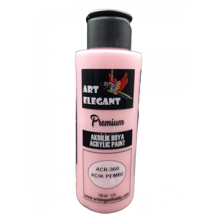 Art Elegant Akrilik Boya 120ml Acr-360 Açık Pembe