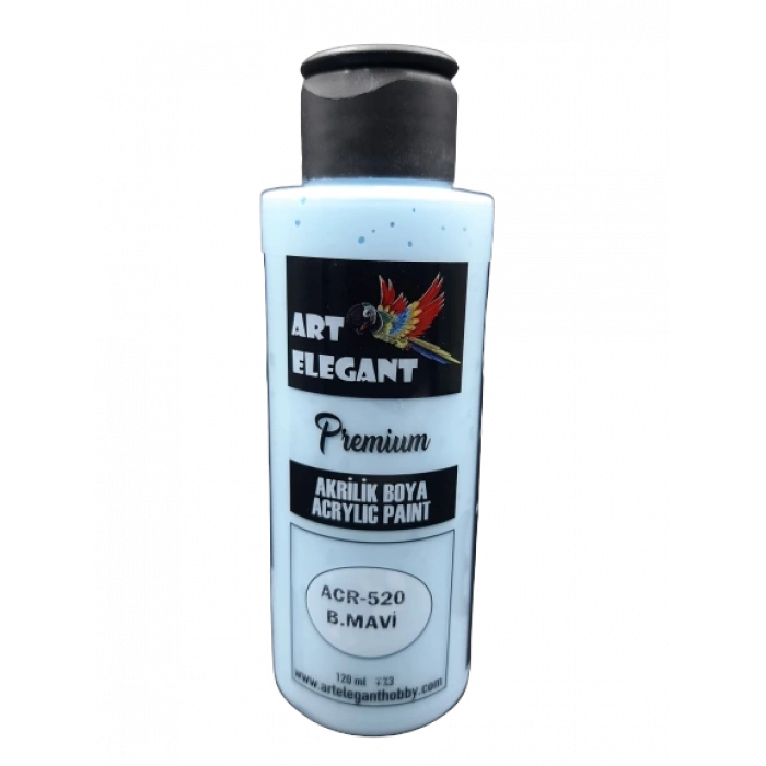 Art Elegant Akrilik Boya 120ml Acr-520 Bebek Mavi