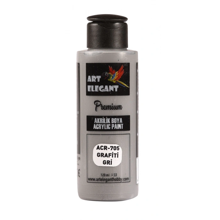 Art Elegant Akrilik Boya 120ml Acr-705 Grafiti Gri