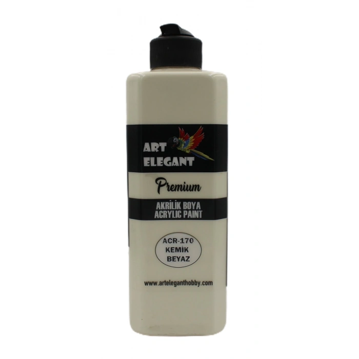 Art Elegant Akrilik Boya 400ml Acr-170 Kemik Beyaz