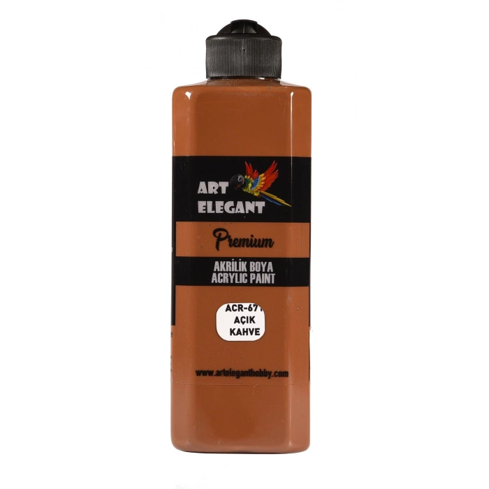 Art Elegant Akrilik Boya 400ml Acr-671 Açık Kahve