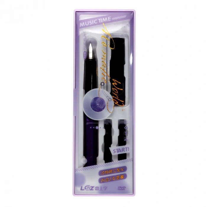 Art Elegant Dolma Kalem Seti Extra Fine Metalik Mor