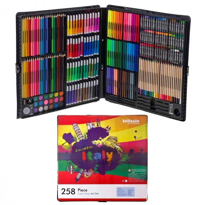 Art Elegant Mega Boyama Seti Çantalı 258li
