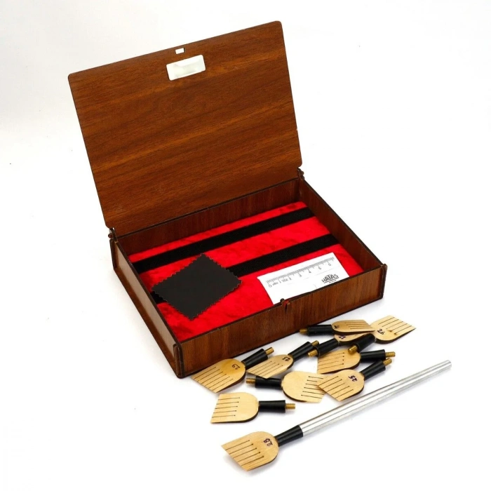 Art Elegant M.S. Hat Kalem Seti Ahşap Kutu 21-30mm 11 Parça