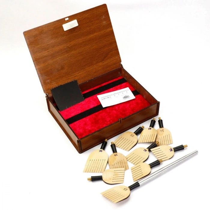 Art Elegant M.S. Hat Kalem Seti Ahşap Kutu 31-40mm 11 Parça