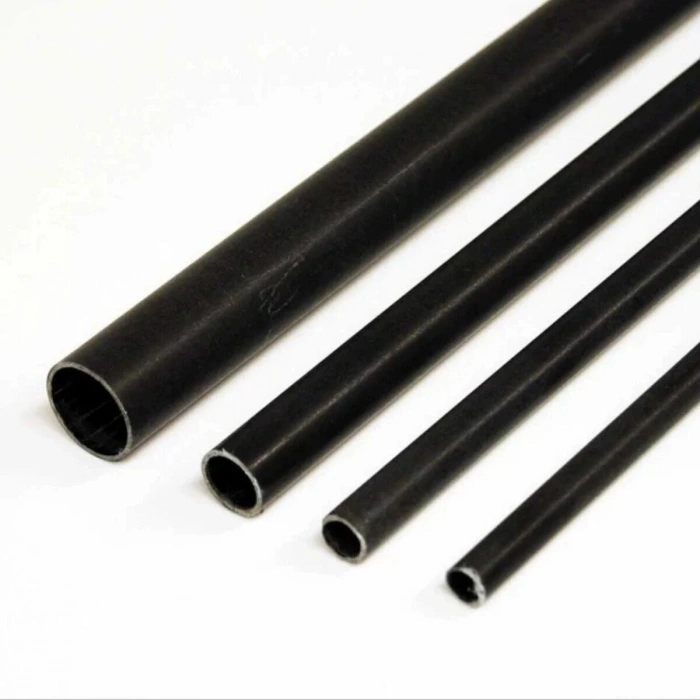 Art Elegant Plastik Yuvarlak Boru İçi Boş 100cm 10mm Siyah