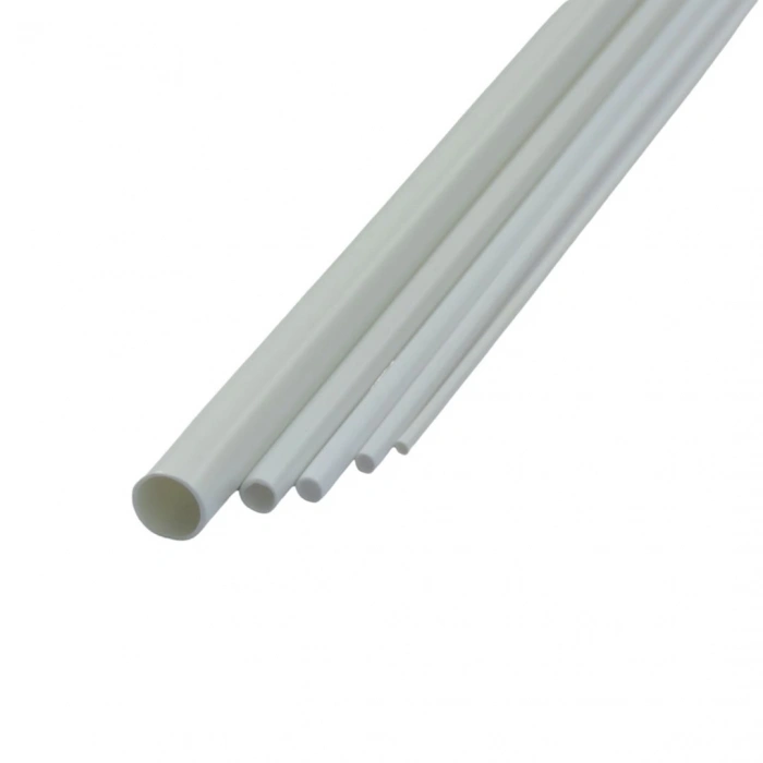 Art Elegant Plastik Yuvarlak Boru İçi Boş 3mm 50cm 10lu