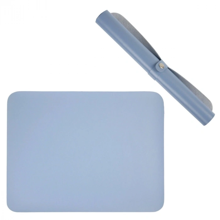 Art Elegant Suni Deri Yazı Altlığı 30x40cm Mavi