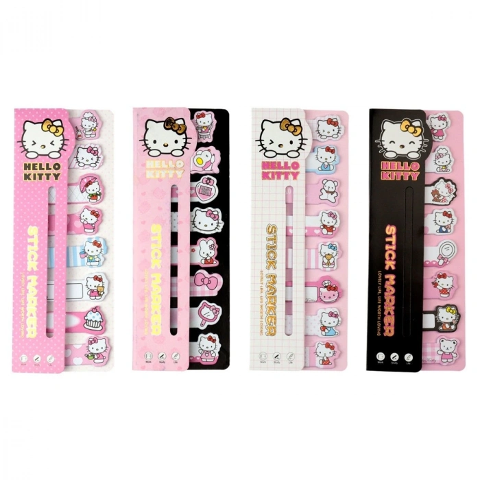 Art Elegant Yapışkanlı Not Kağıdı 24x60mm 8li 20yp Seti 4lü Hello Kitty